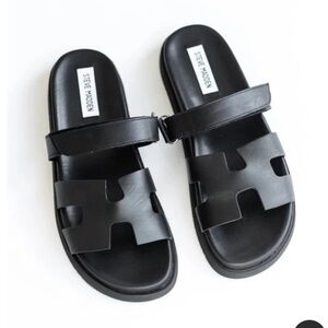 Steve Madden Mayven Women's Sandals H Sz 8 NWOT Black